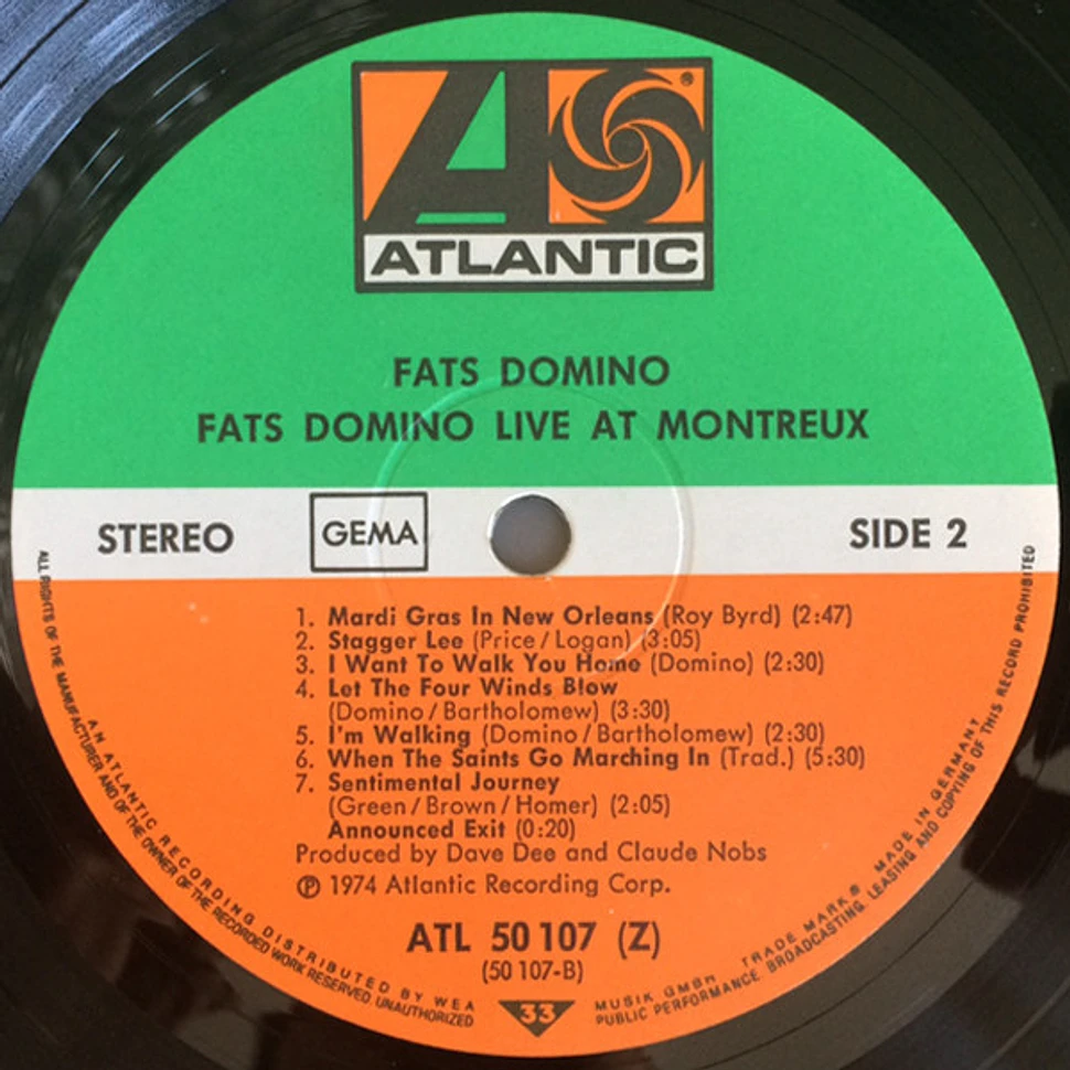 Fats Domino - 'Hello Josephine' Live At Montreux