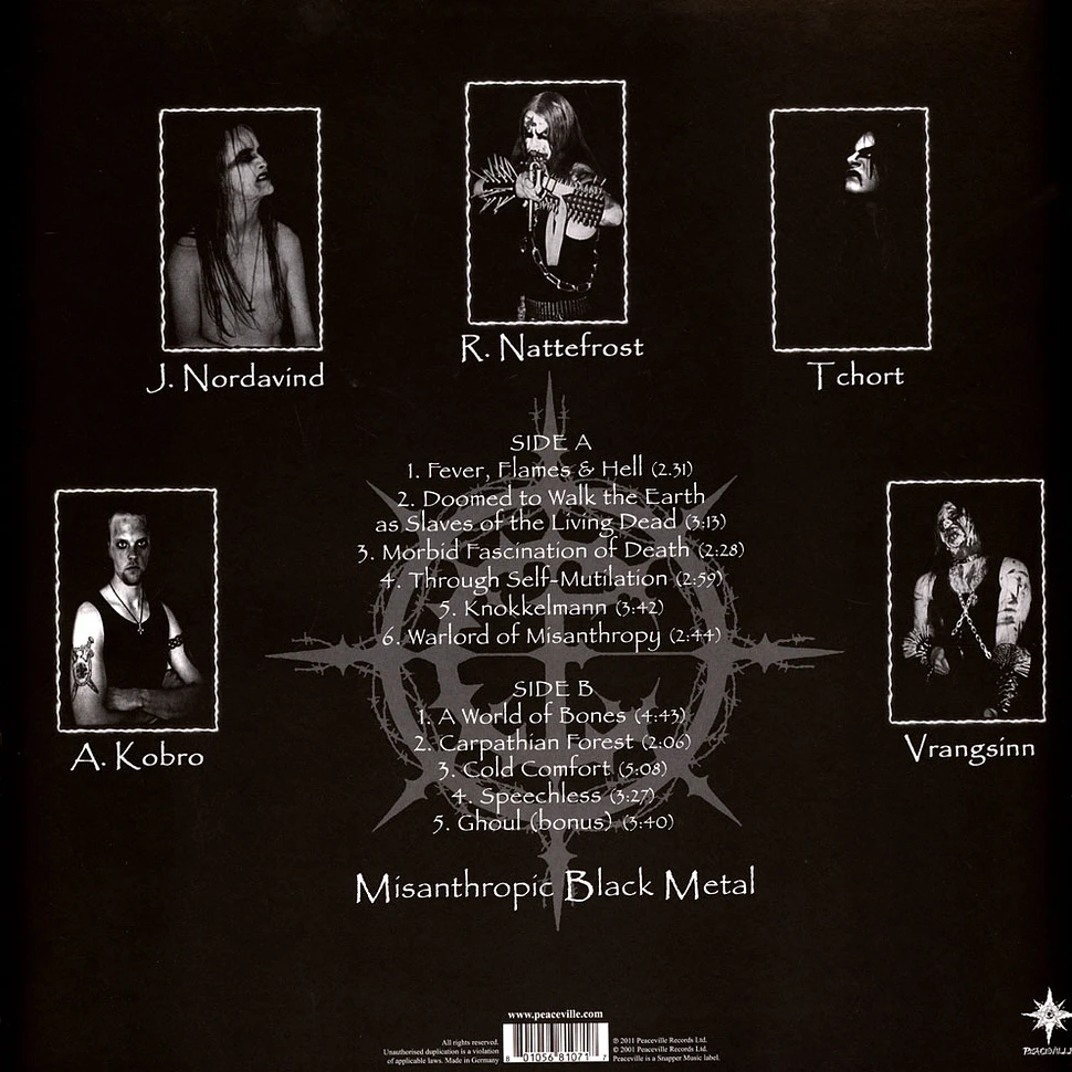 Carpathian Forest - Morbid Fascination Of Death Black Vinyl Edition