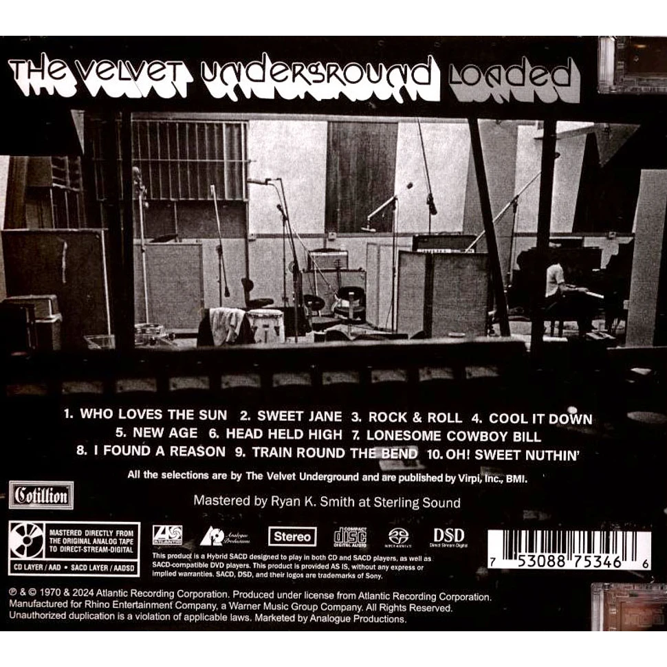 Velvet Underground - Loaded Atlantic 75 Series Sacd