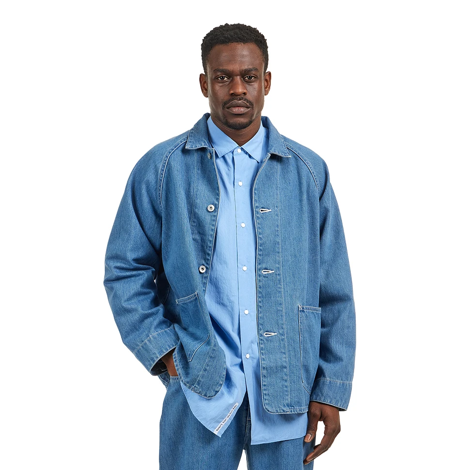 nanamica - Denim Jacket (Indigo Bleach) | HHV