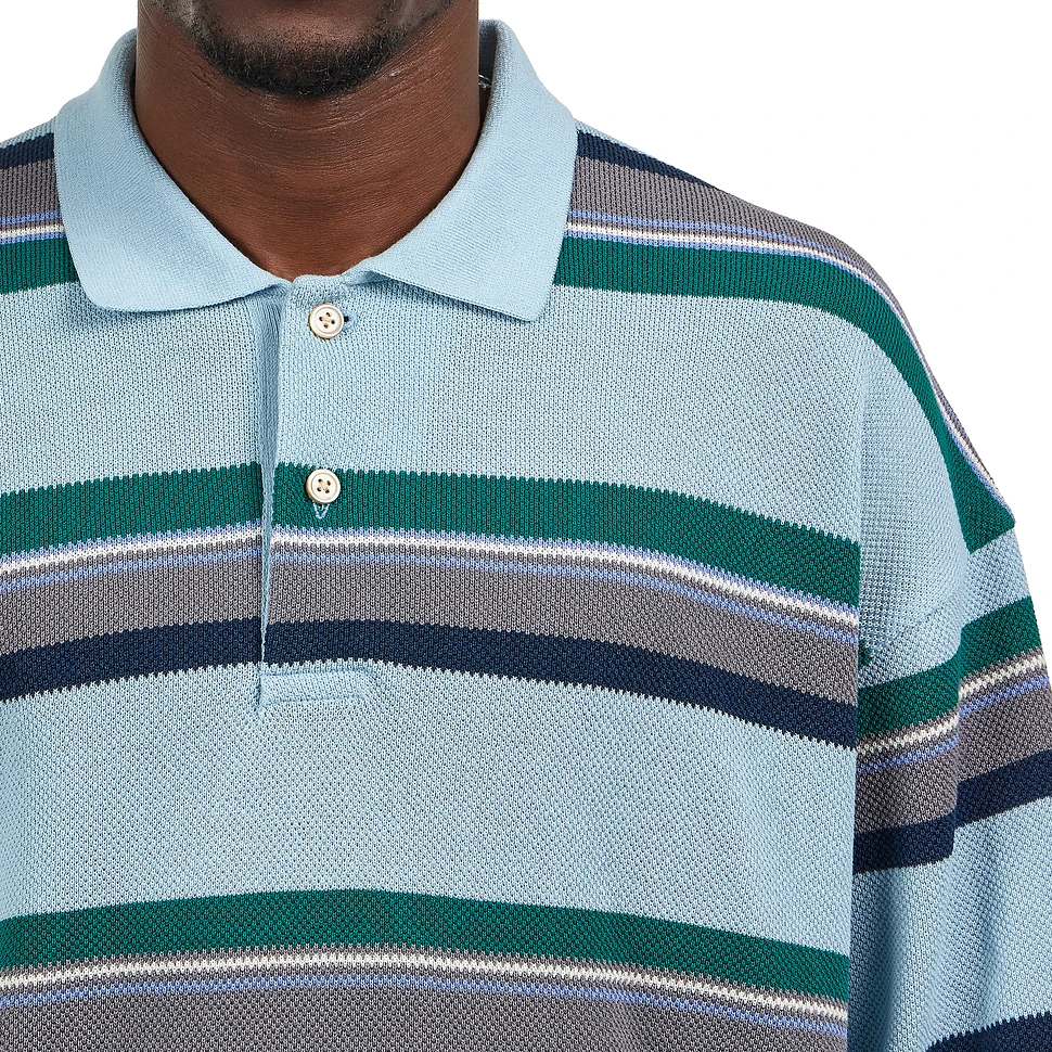 nanamica - Stripe Polo Sweater