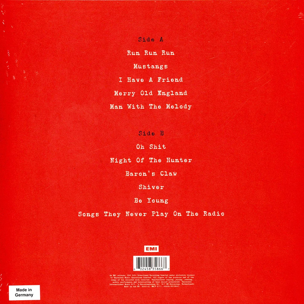 The Libertines - All Quiet On The Eastern Esplanade Black Vinyl Edition