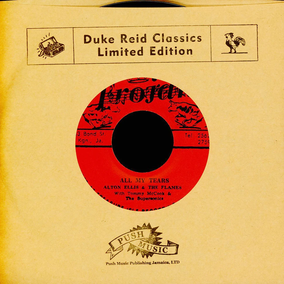 Alton Ellis And The Flames - All My Tears / Duke Of Earl - Vinyl 7
