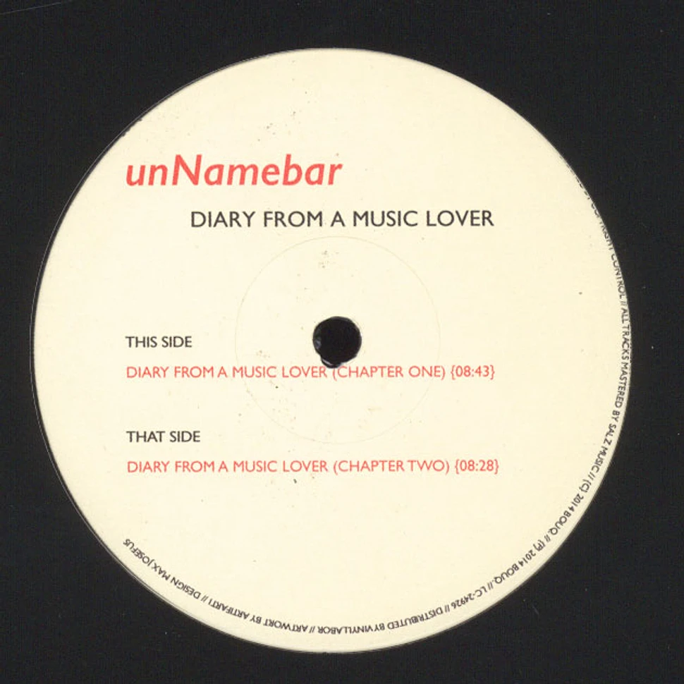 Unnamebar - Diary From A Music Lover