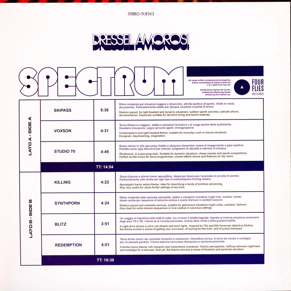 Dressel Amorosi - Spectrum