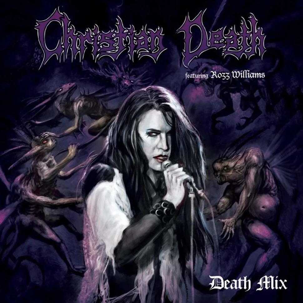 Christian Death & Rozz Williams - Death Mix Purple Black Splatter Vinyl Edition