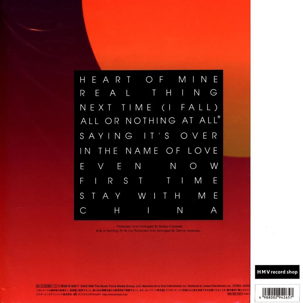 Bobby Caldwell - Heart Of Mine - Vinyl LP - 1989 - JP