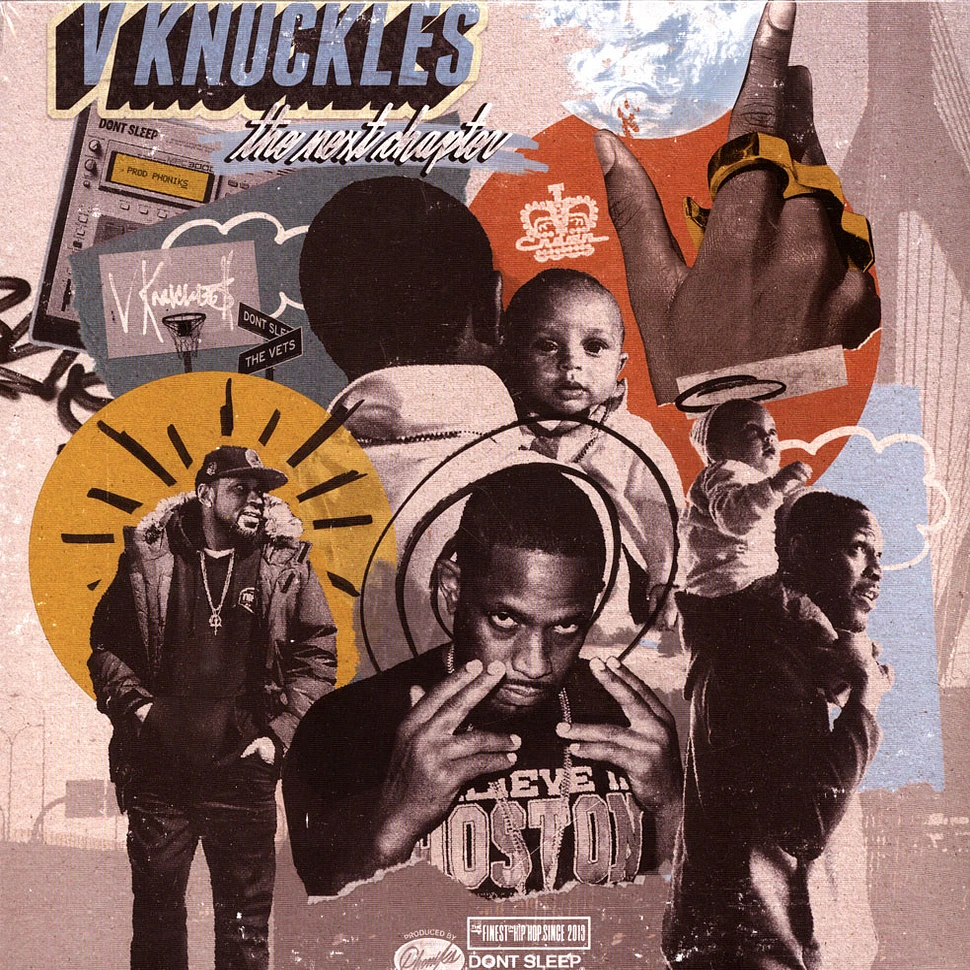 Knuckles & Phoniks - The Next Chapter Milky Clear Vinyl With Heavy Black, Blue And Green Splatter Vinyl Edition