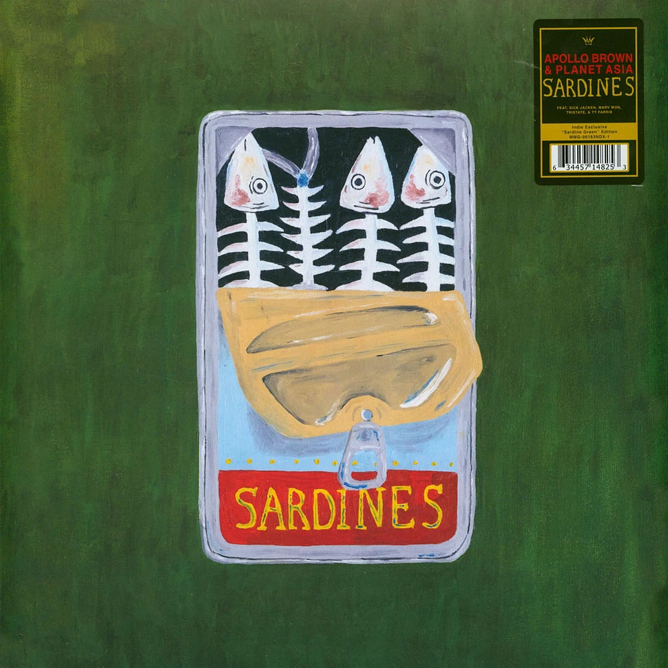 Apollo Brown & Planet Asia - Sardines Sardine Green Vinyl Edition