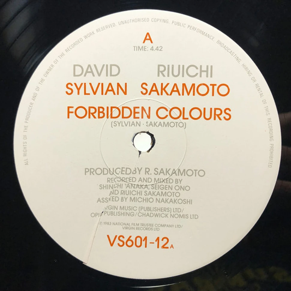 Ryuichi Sakamoto & David Sylvian - Forbidden Colours