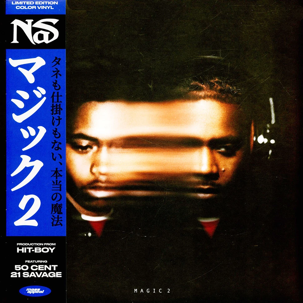 Nas - Magic 2 Neon Violet / Black / White Mix Vinyl Edition