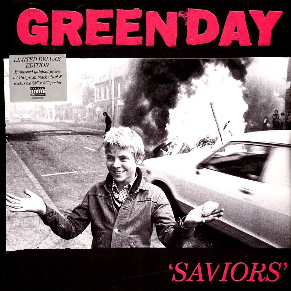 Green Day - Saviors Deluxe 180g Black Vinyl Gatefold Edition