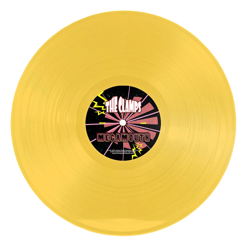 The Clamps - Megamouth Yellow Black Vinyl Edition