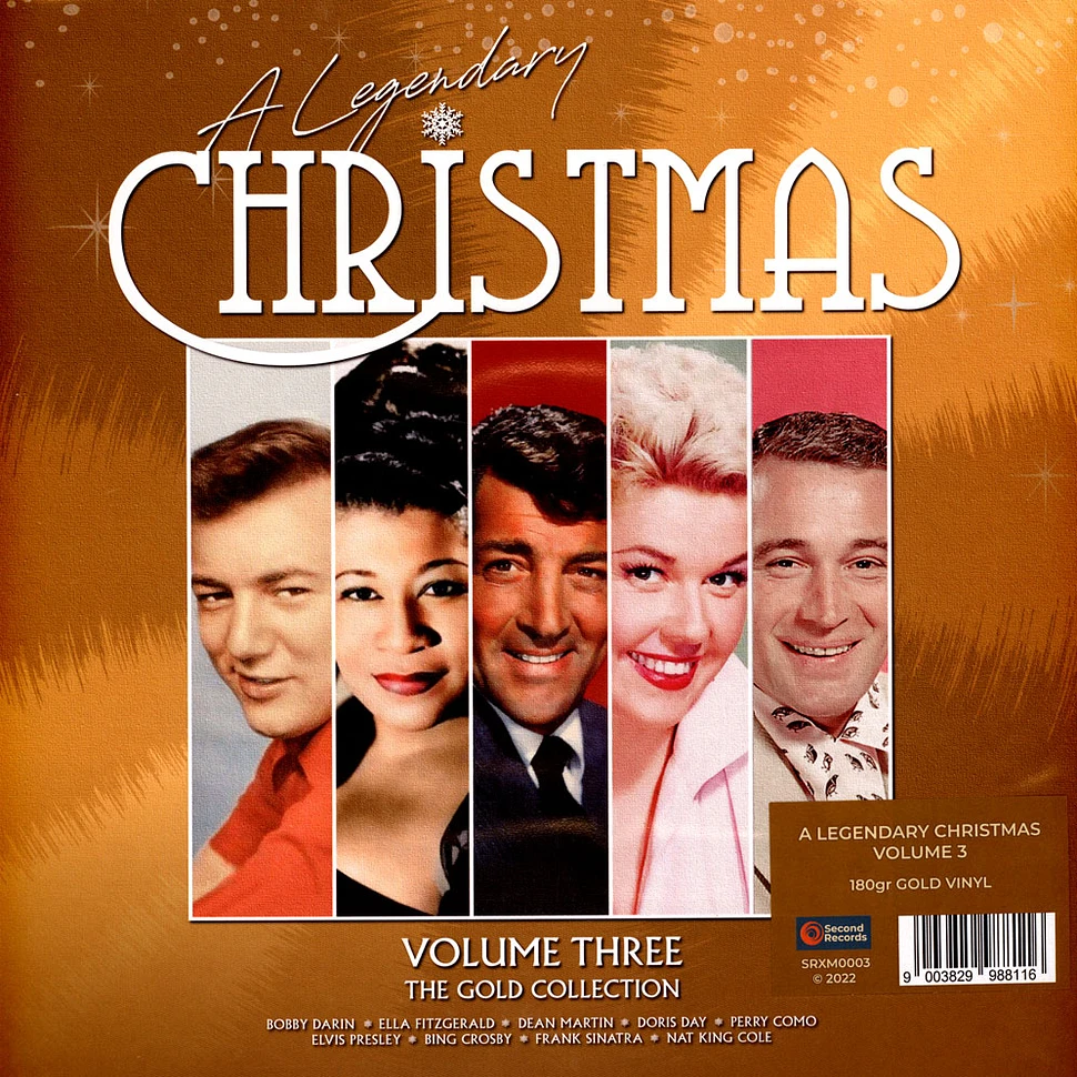 V.A. - A Legendary Christmas Volume Three - The Gold Collection Gold Vinyl Edition