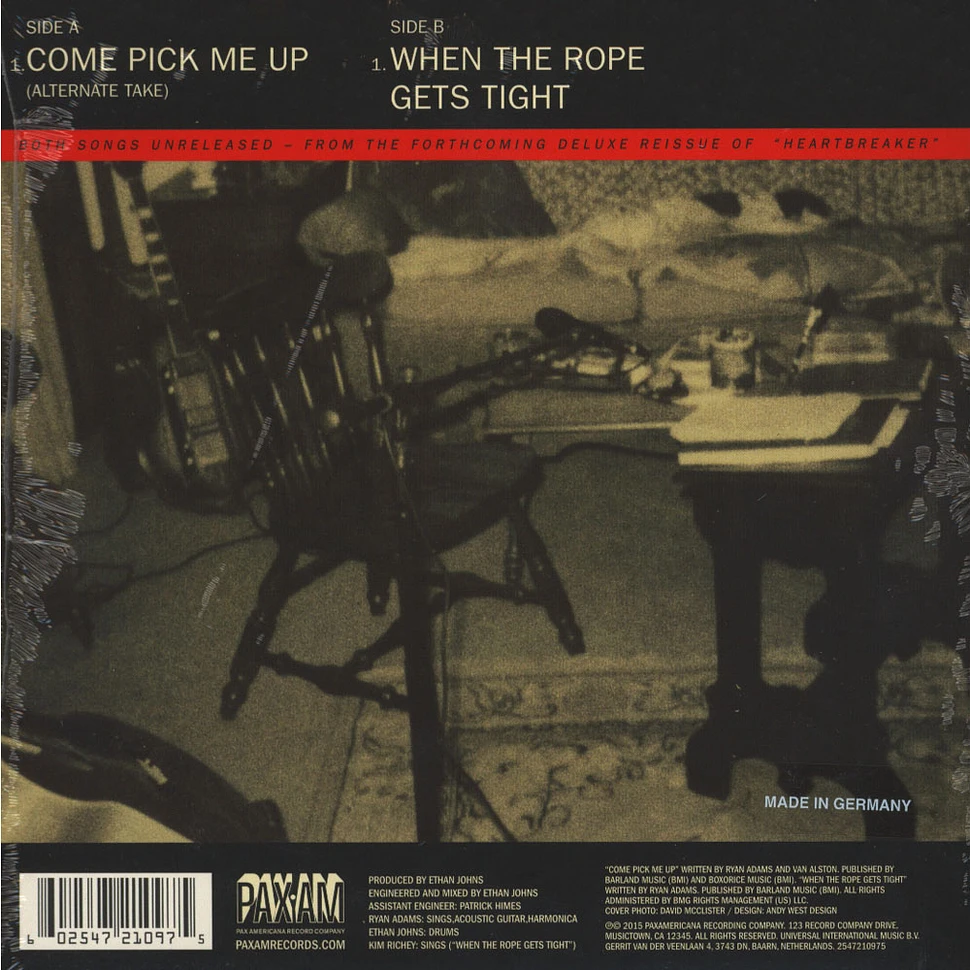 Ryan Adams - Come Pick Me Up / When The Rope Gets Tight