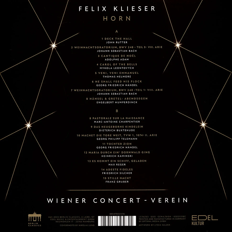 Felix Wiener Concert-Verein Klieser - A Golden Christmas