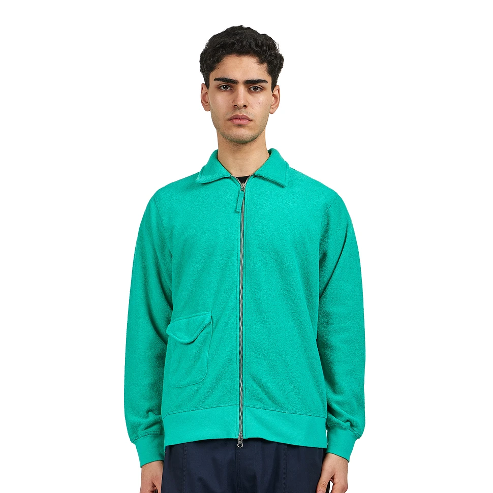 Buy New Balance Athletics Polar Fleece Full Zip Deep Olive Green -  Scandinavian Fashion Store