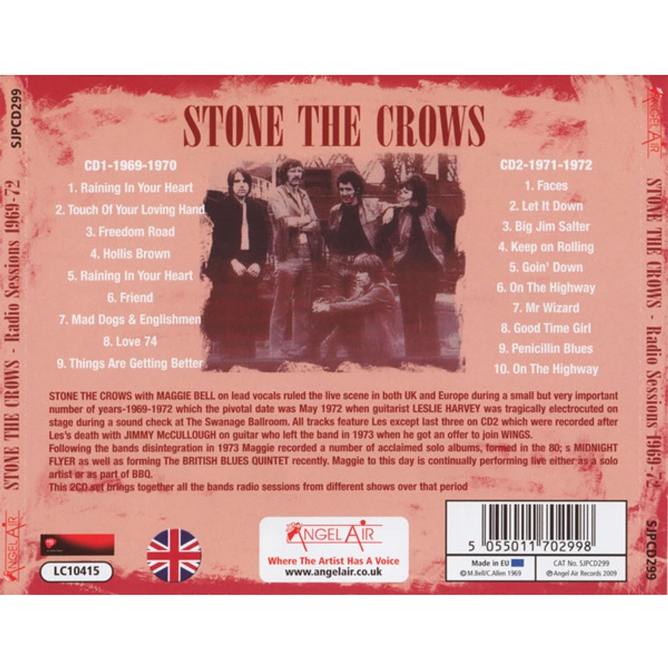 Stone The Crows - Radio Sessions 1969-72