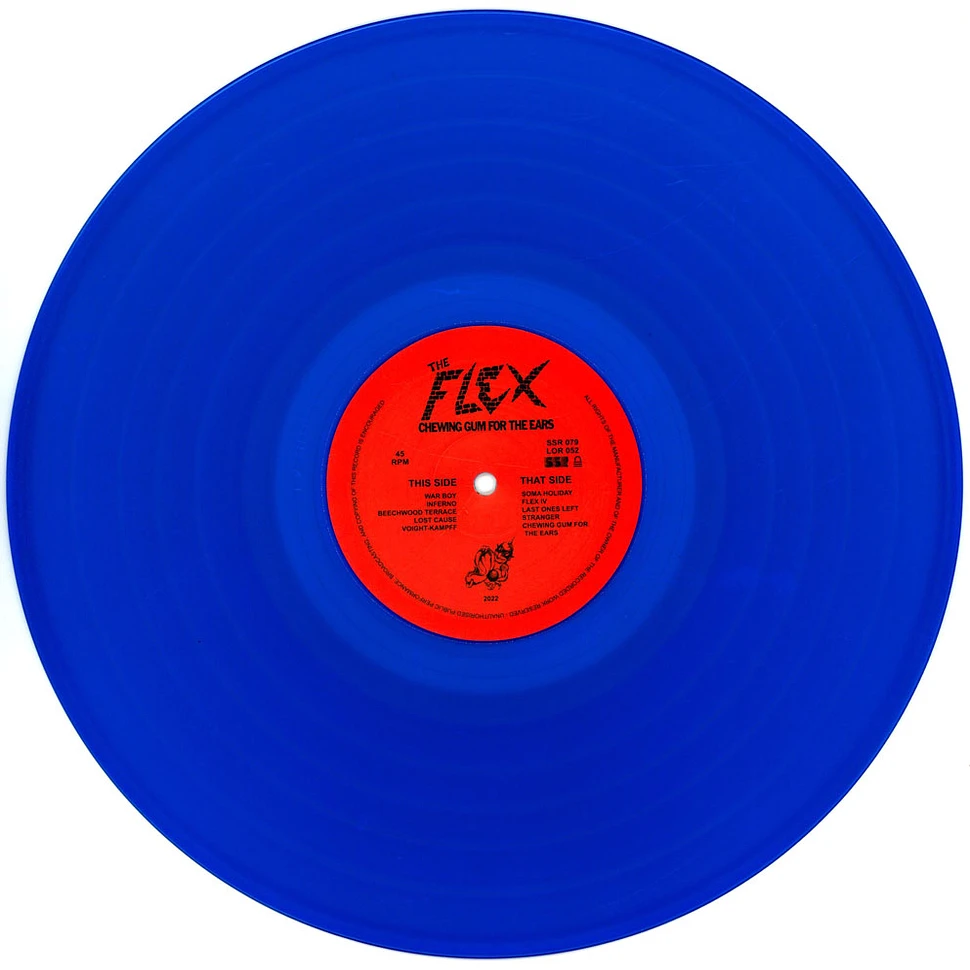 The Flex - Chewing Gum For The Ears Blue Vinyl Edition
