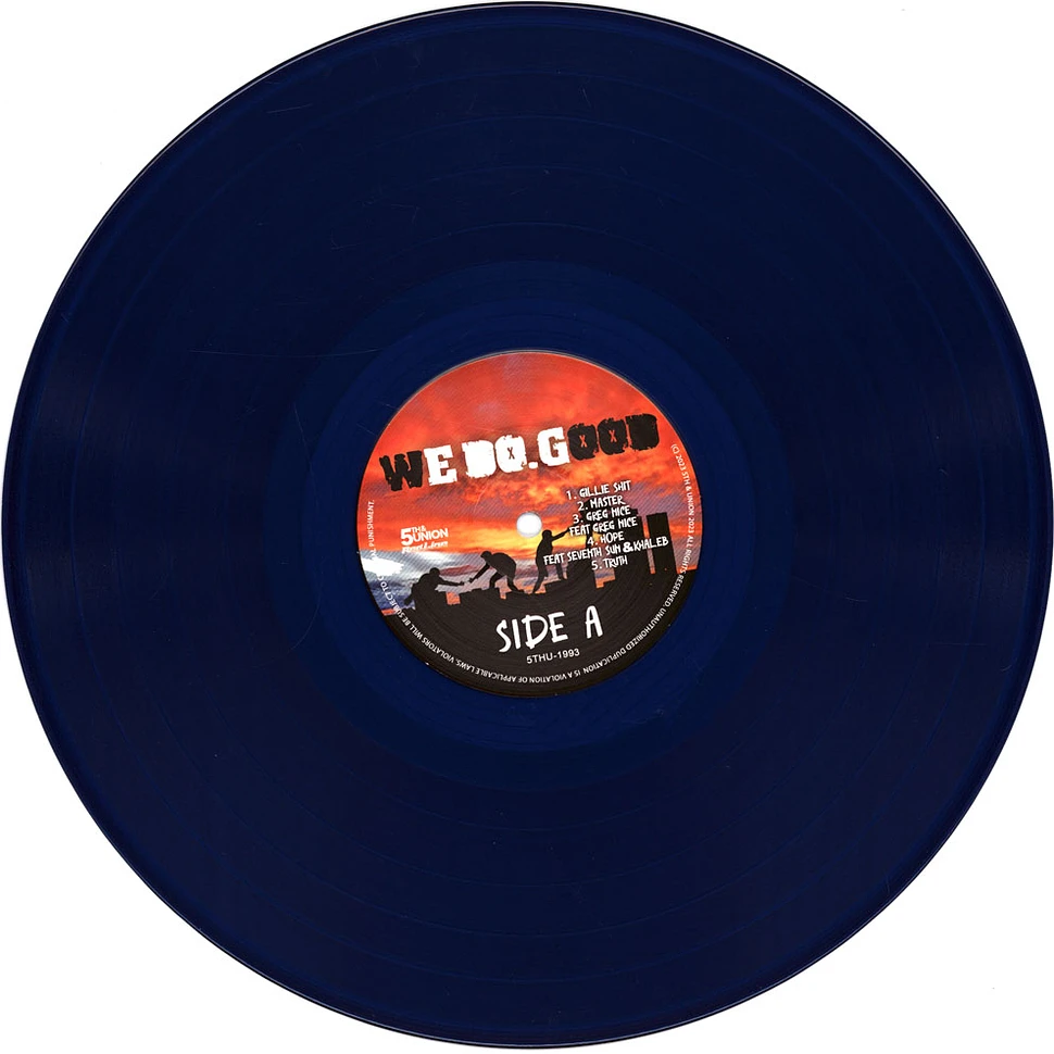 Edo.G - We Do Good Limited Edition Transparent Sea Blue Vinyl Edition