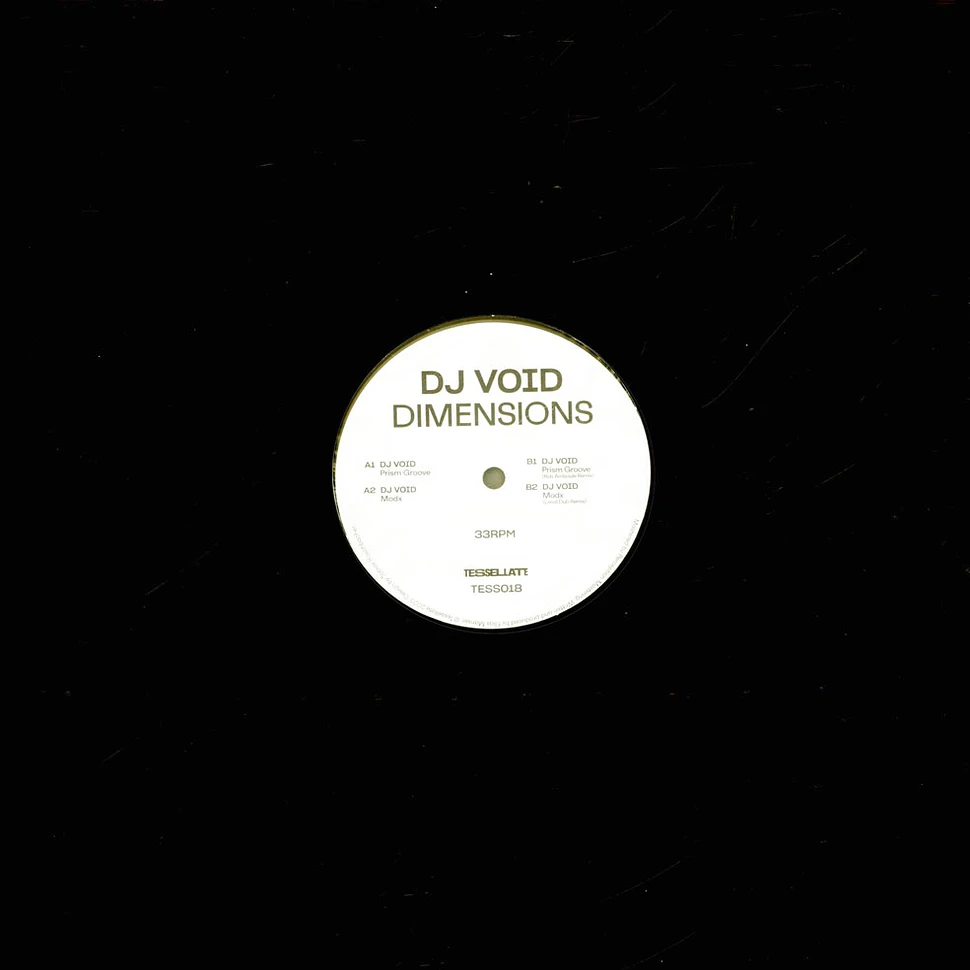 DJ Void - Dimensions - Vinyl 12