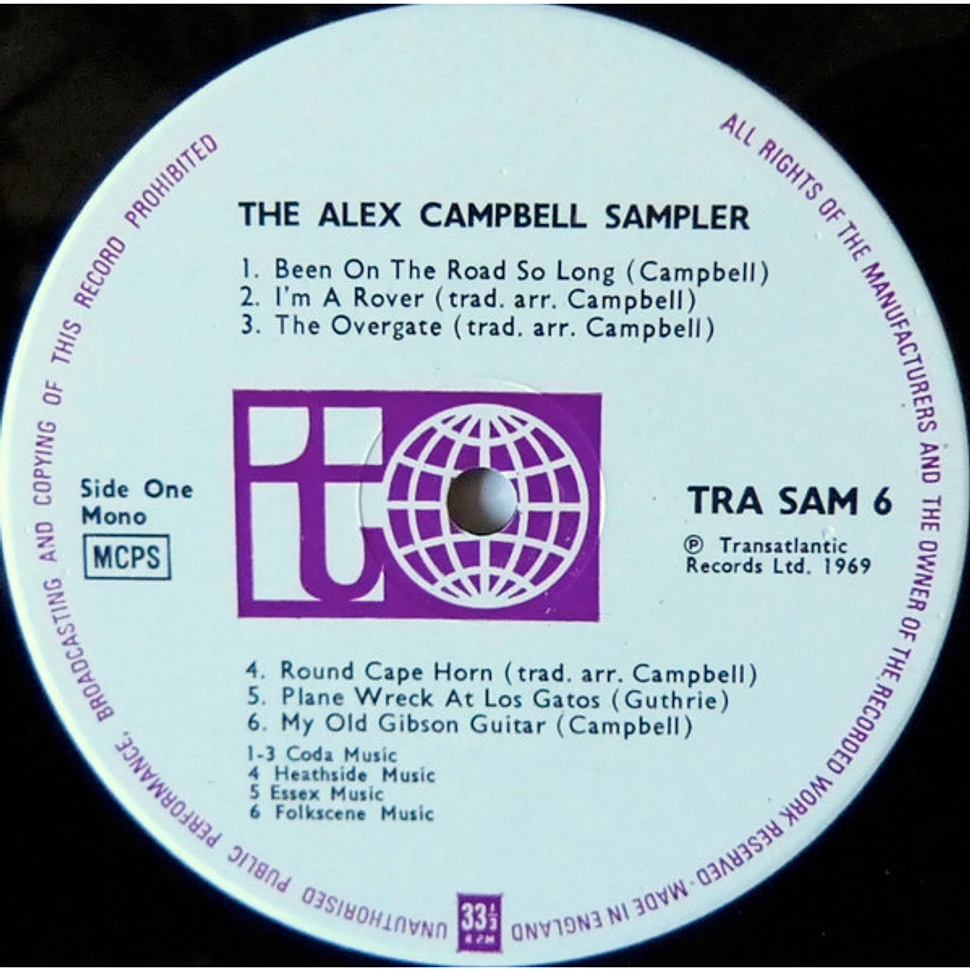 Alex Campbell - The Alex Campbell Sampler