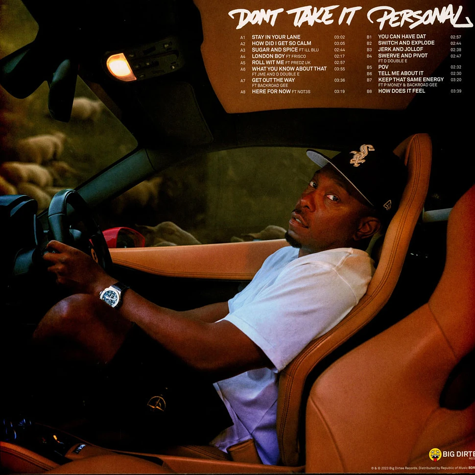 Dizzee Rascal - Don't Take It Personal HHV Mainland Europe Exclusive Red Vinyl Edition