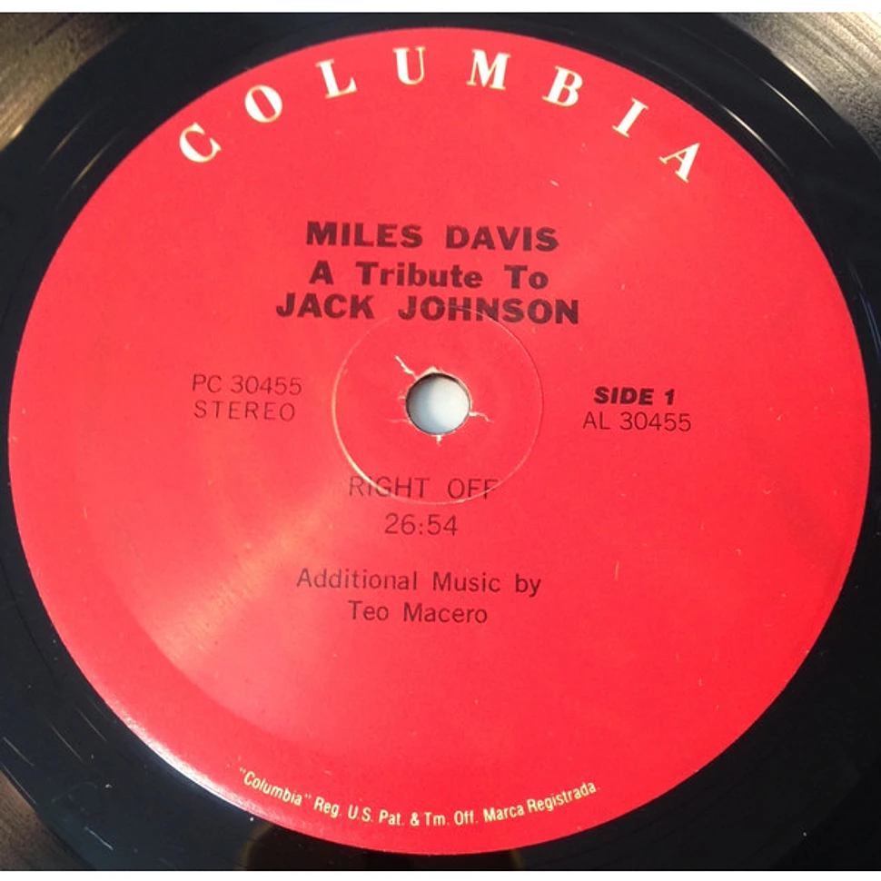 Miles Davis - A Tribute To Jack Johnson