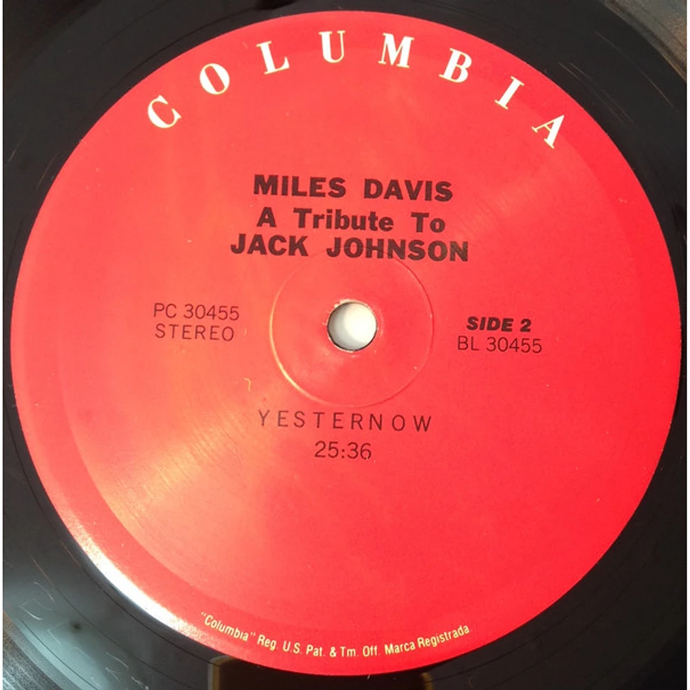 Miles Davis - A Tribute To Jack Johnson