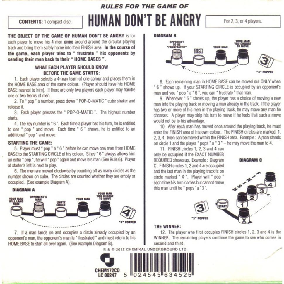 Human Don't Be Angry - Human Don't Be Angry