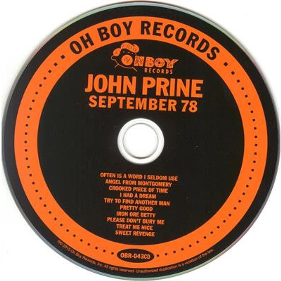 John Prine - September 78