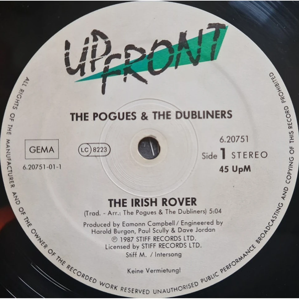 The Irish Rover - The Dubliners & The Pogues 