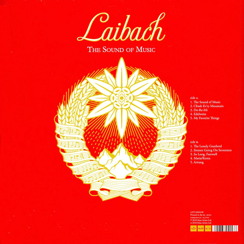 Laibach - The Sound Of Music Black Vinyl Edition