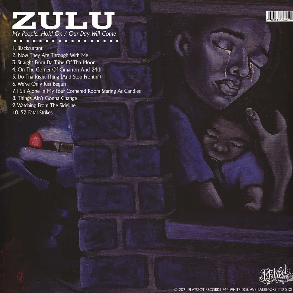 Zulu - My People ... Hold On / Our Day Will Come Transculent Red Vinyl Edition