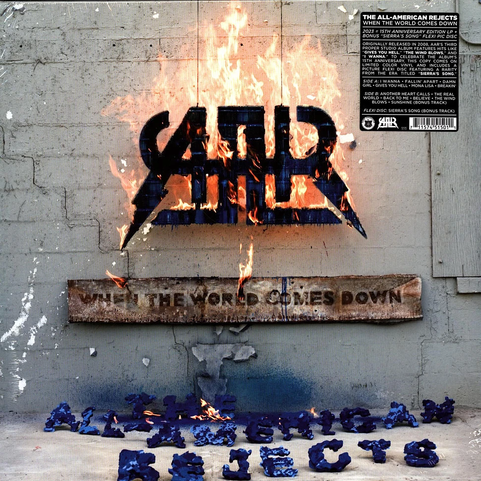 The All-American Rejects - When The World Comes Down 15th Anniversary Baby Blue Vinyl Edition