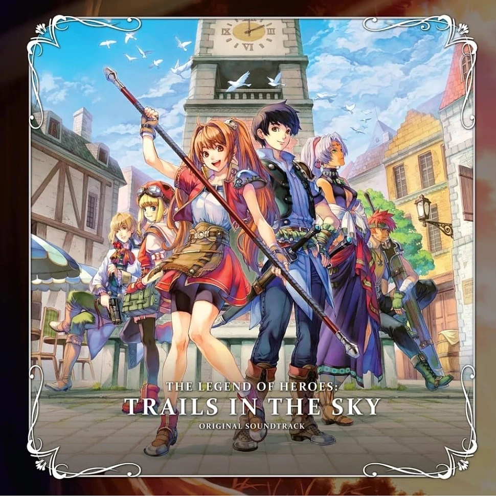 Falcom Sound Team JDK - OST The Legend Of Heroes Trails In The Sky Blue Swirl Vinyl Edition