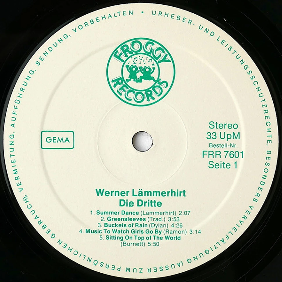 Werner Lämmerhirt - Die Dritte