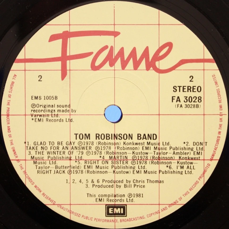 Tom Robinson Band - Tom Robinson Band