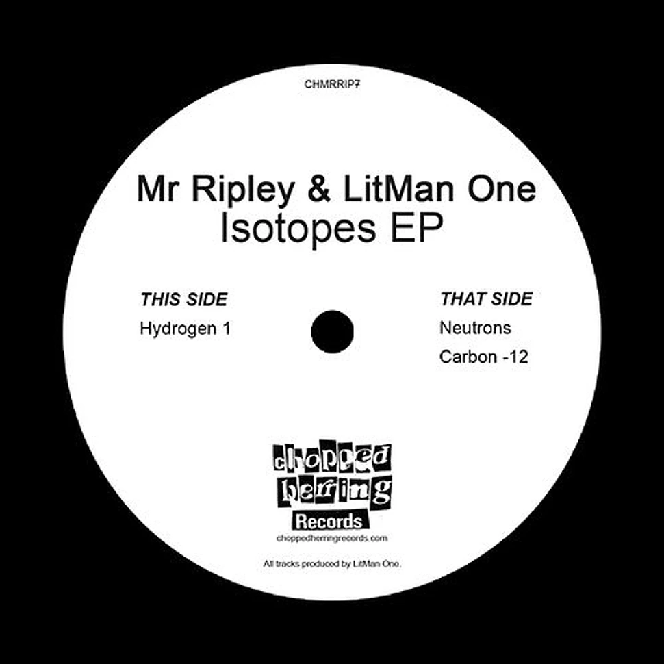 Mr Ripley & Litman One - Isotopes Ep Clear Vinyl Edition