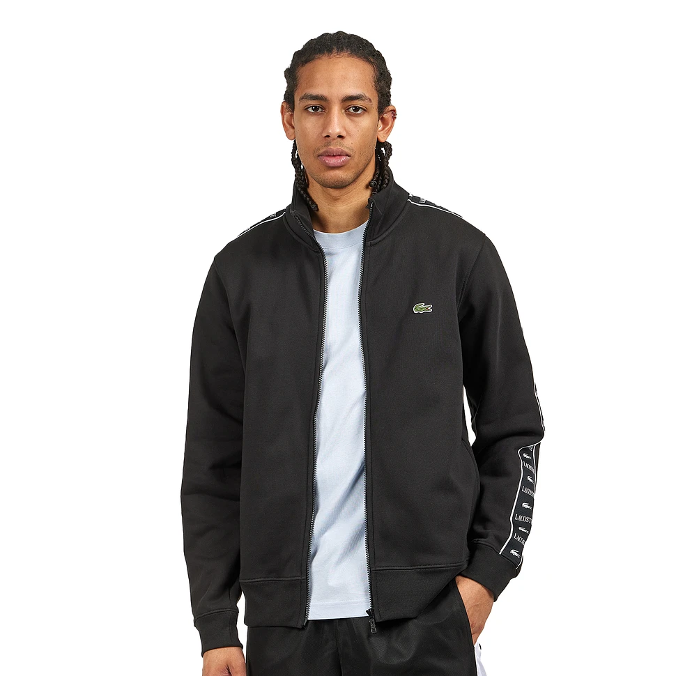 Lacoste taped hot sale track jacket