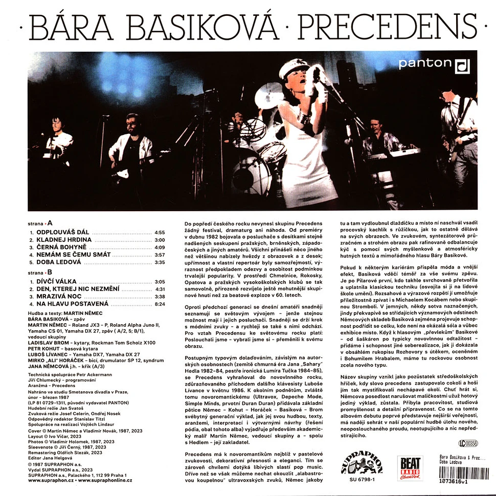 Bara Basikova & Precedens - Doba Ledova