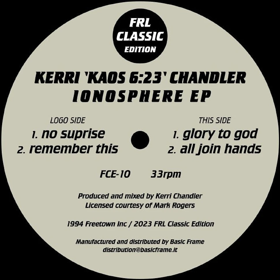 Kerri Chandler - Ionosphere EP