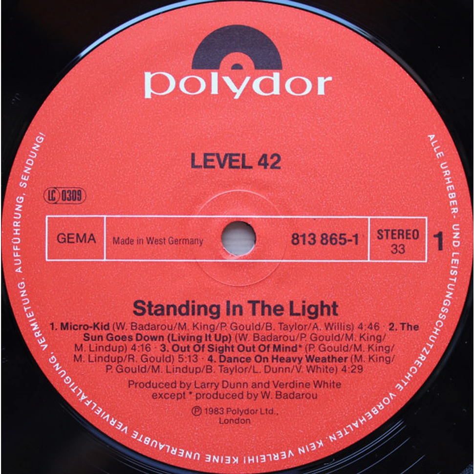 Level 42 - Standing In The Light