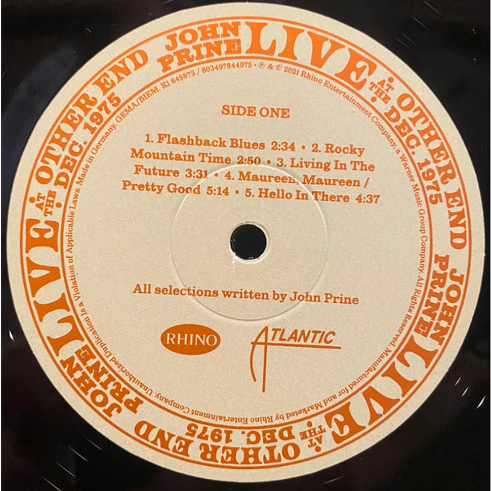John Prine - Live At The Other End Dec. 1975