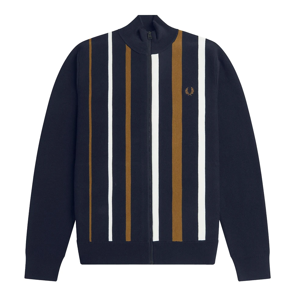 Fred Perry - Stripe Knitted Track Jacket