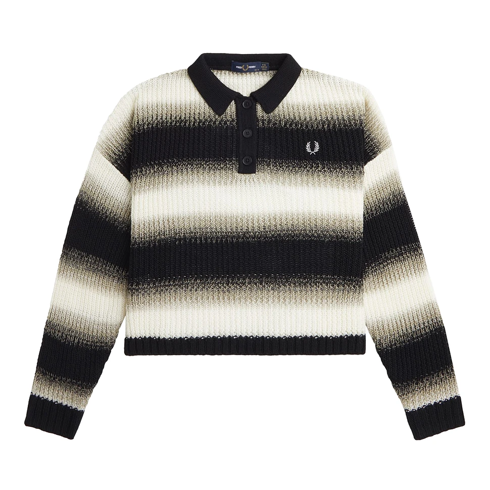 Fred Perry - Striped Open-Knit Shirt