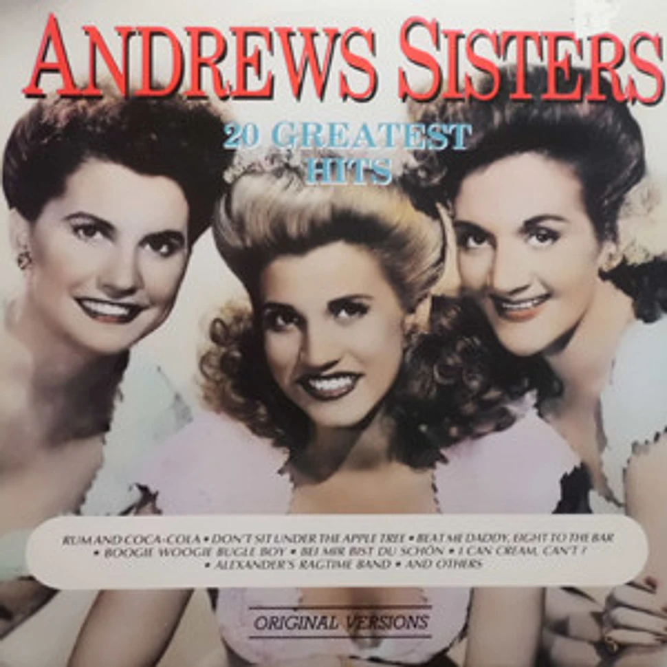 The Andrews Sisters - 20 Greatest Hits - Vinyl LP - DK - Original | HHV