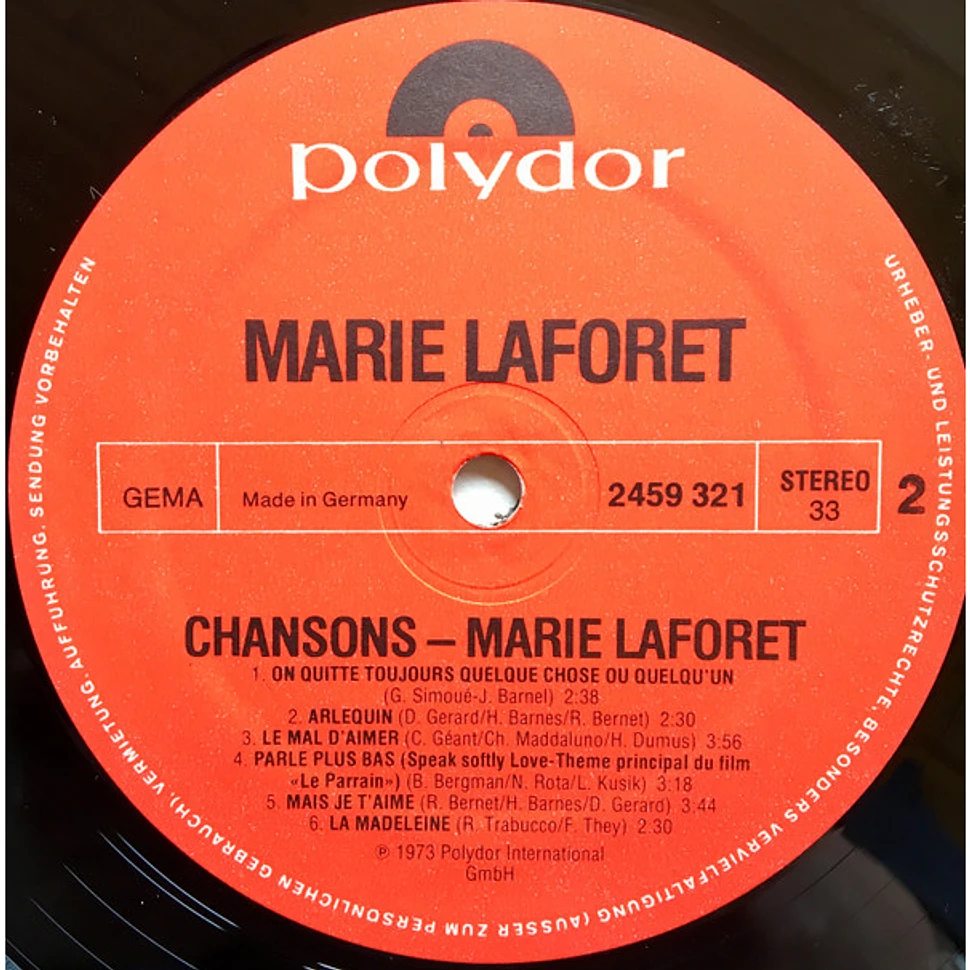 Marie Laforet - Chansons
