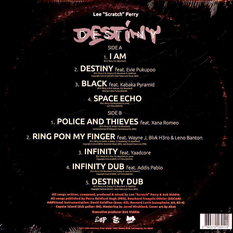 Lee Scratch Perry X Bob Riddim - Destiny