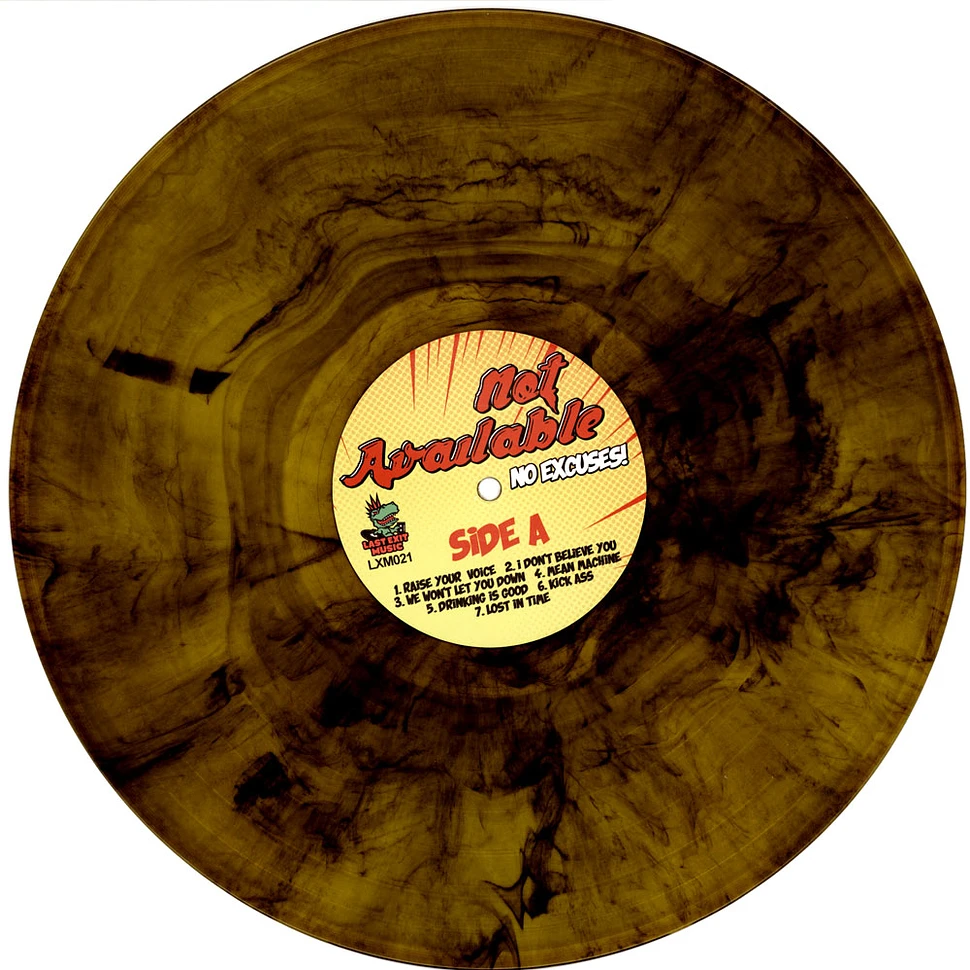 Not Available - No Excuses Colored Vinyl Edition